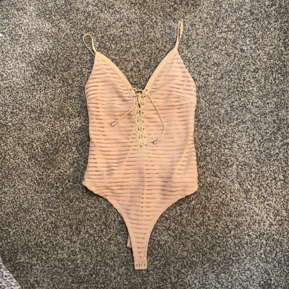 Lace up bodysuit